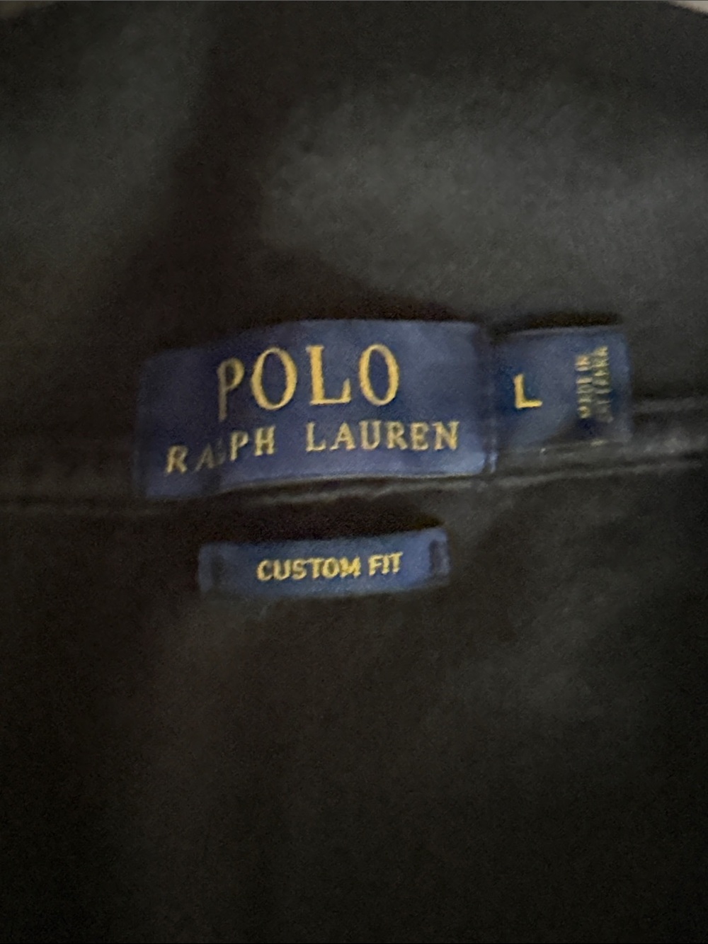 Polo Ralph Lauren Black Brooklyn RL Athletic Club Polo (Rare) - Picture 2 of 4